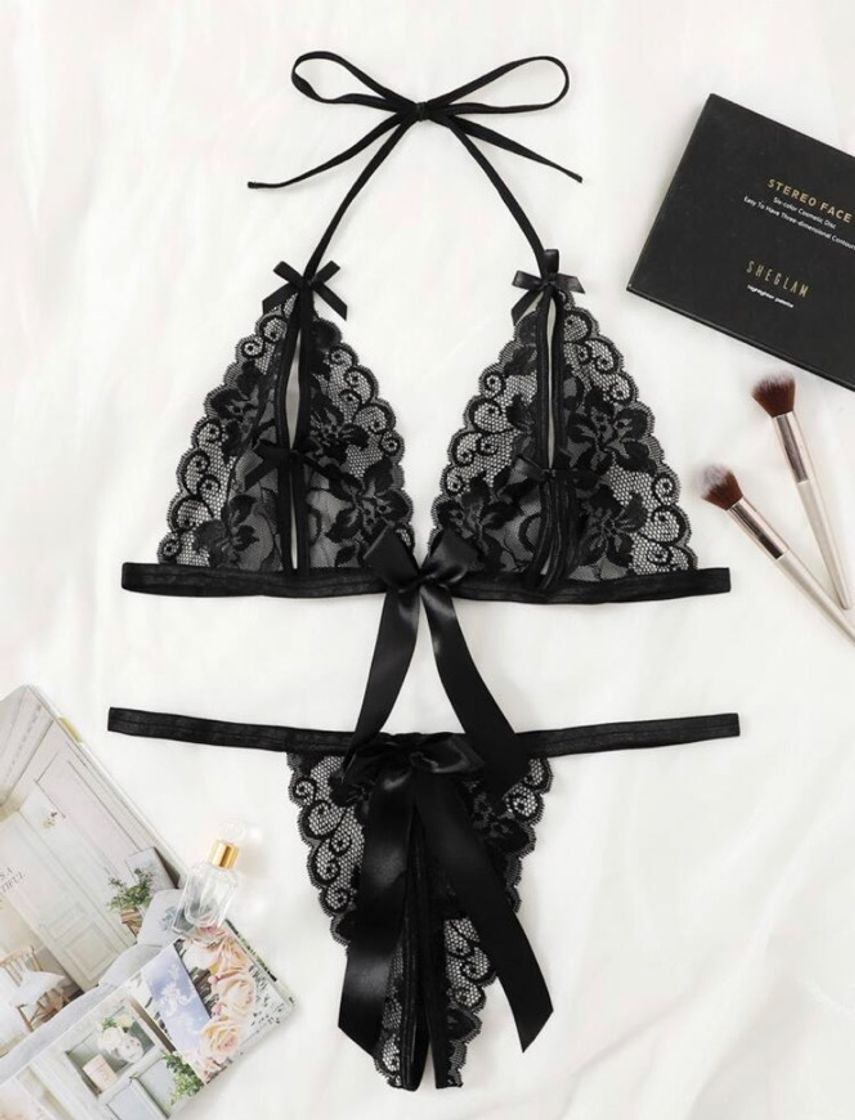 Moda Lingerie sexy preta 🖤