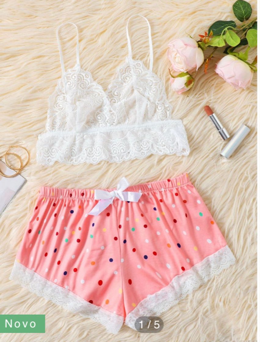 Moda Lingerie de bolinha 🥰