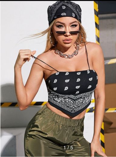 CROPPED BANDANA 