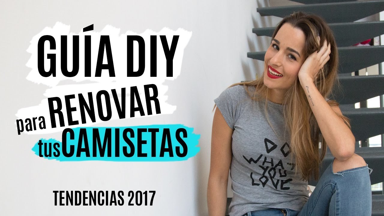 Moda 10 ideas DIY para customizar tus camisetas - YouTube