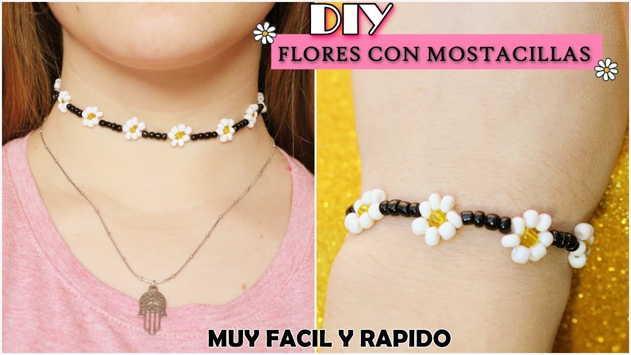 Social Tutorial collar flores 🌼