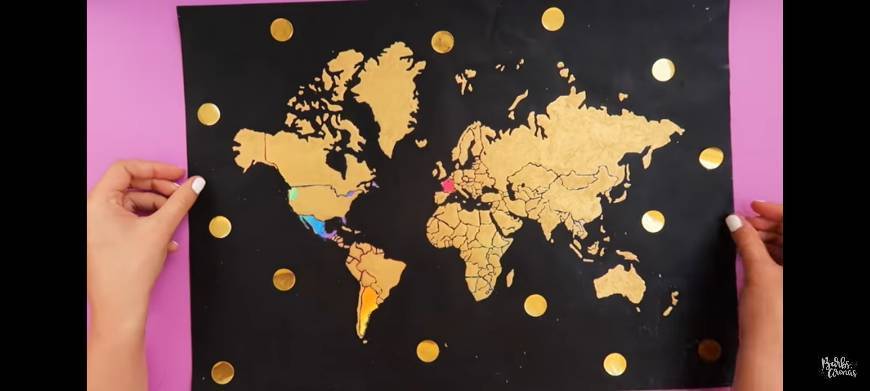 Moda Mapa para rascar países que visitaste!