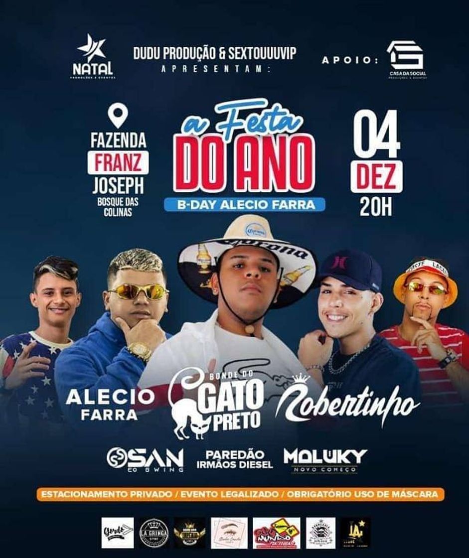 Vem ai a festa do Ano B-Day @AlecioFarra