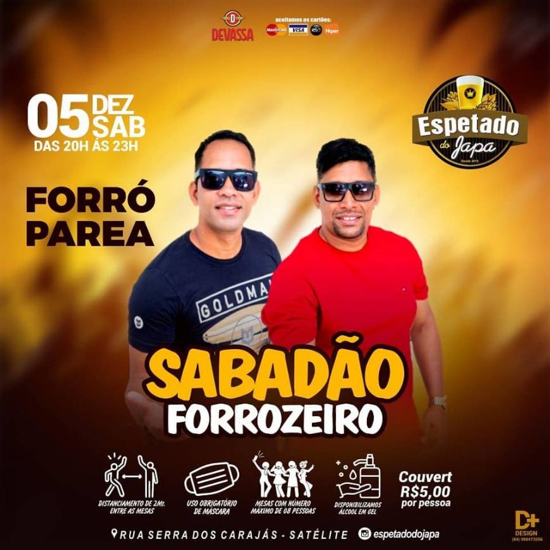 Hoje tem forró Párea no @espedadoDoJapa 