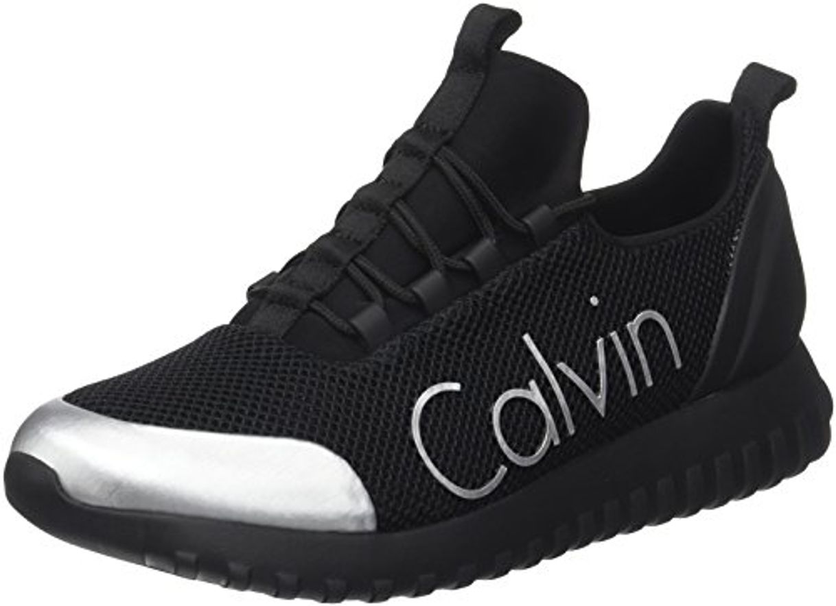 Fashion Calvin Klein Jeans Ron Mesh/Brushed Metal, Zapatillas para Hombre, Negro