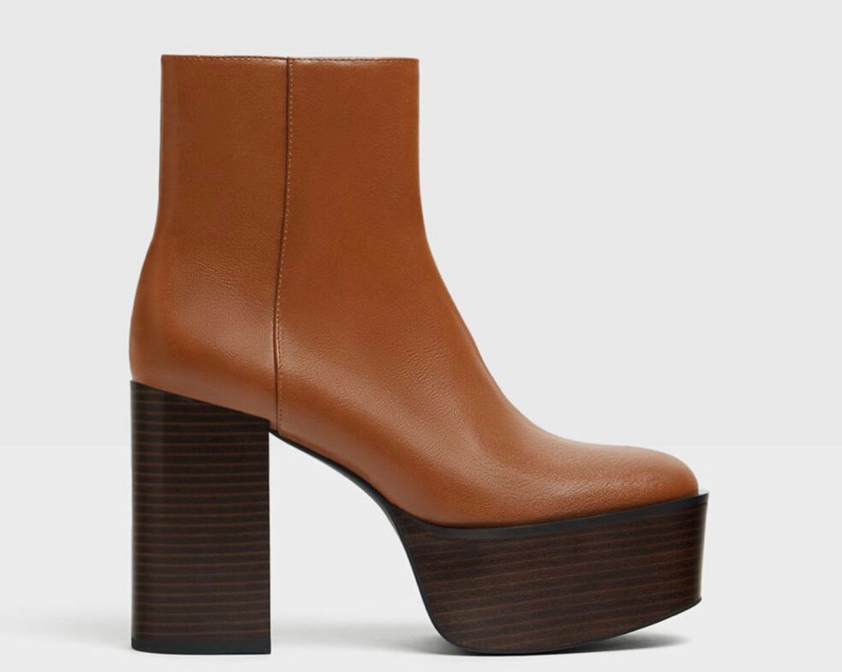 Moda Botines tacón plataforma ajustados - Mujer