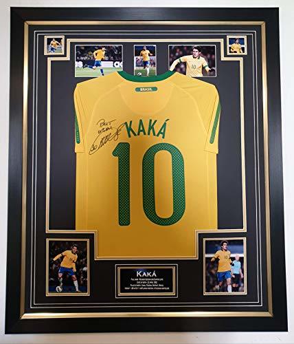 Product www.signedmemorabiliashop.co.uk Kaka of Brazil Signed Camisa *AFTAL Dealer COA*