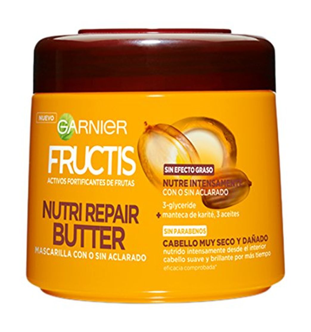 Beauty Garnier Fructis Mascarilla Nutri Repair Butter - 300 ml - [pack de 2]