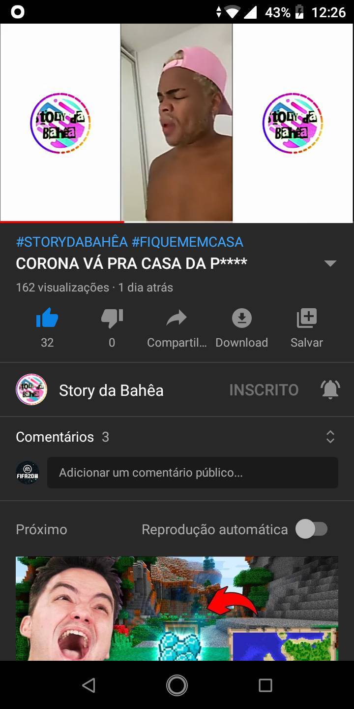 Moda Corona vírus vá pra casa da p****