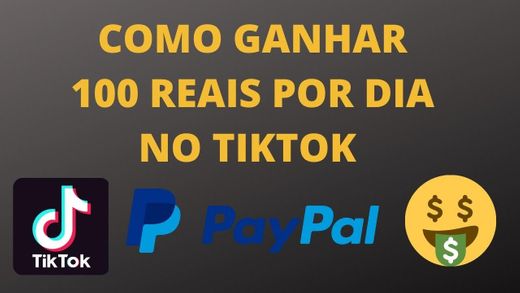 GANHE 100 REAIS NO TIKTOK