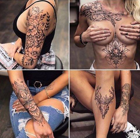 Moda Ideias de tatuagens