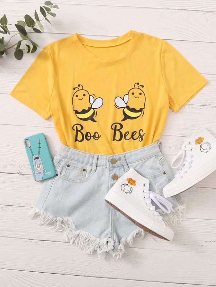 Moda Camiseta abejas 