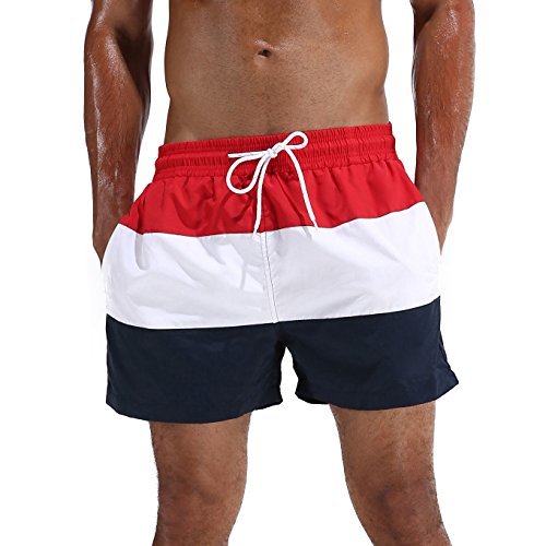 Place Arcweg Bañador Hombre Chico Playa Poliéster Pantalon Corto Hombre Deporte Secado Rápido