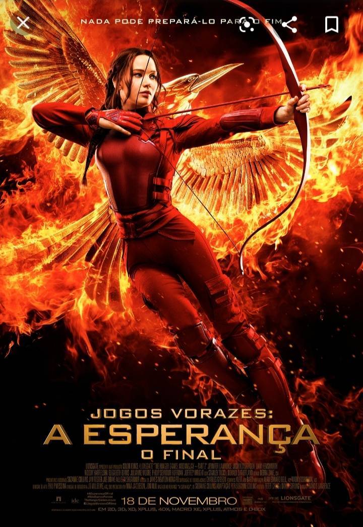 Película The Hunger Games: A Revolta Parte 2