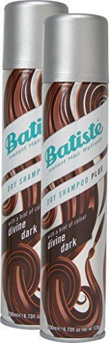 Batiste seco Champú Dry Divine Dark con un toque de color negras