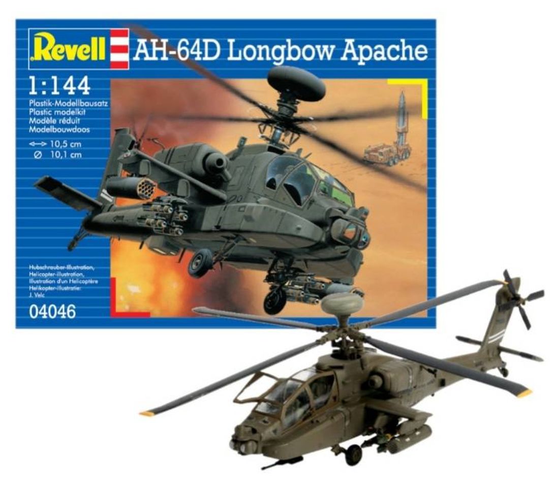 Moda REVELL MODEL KIT AH-64D LONGBOW APACHE 1:144