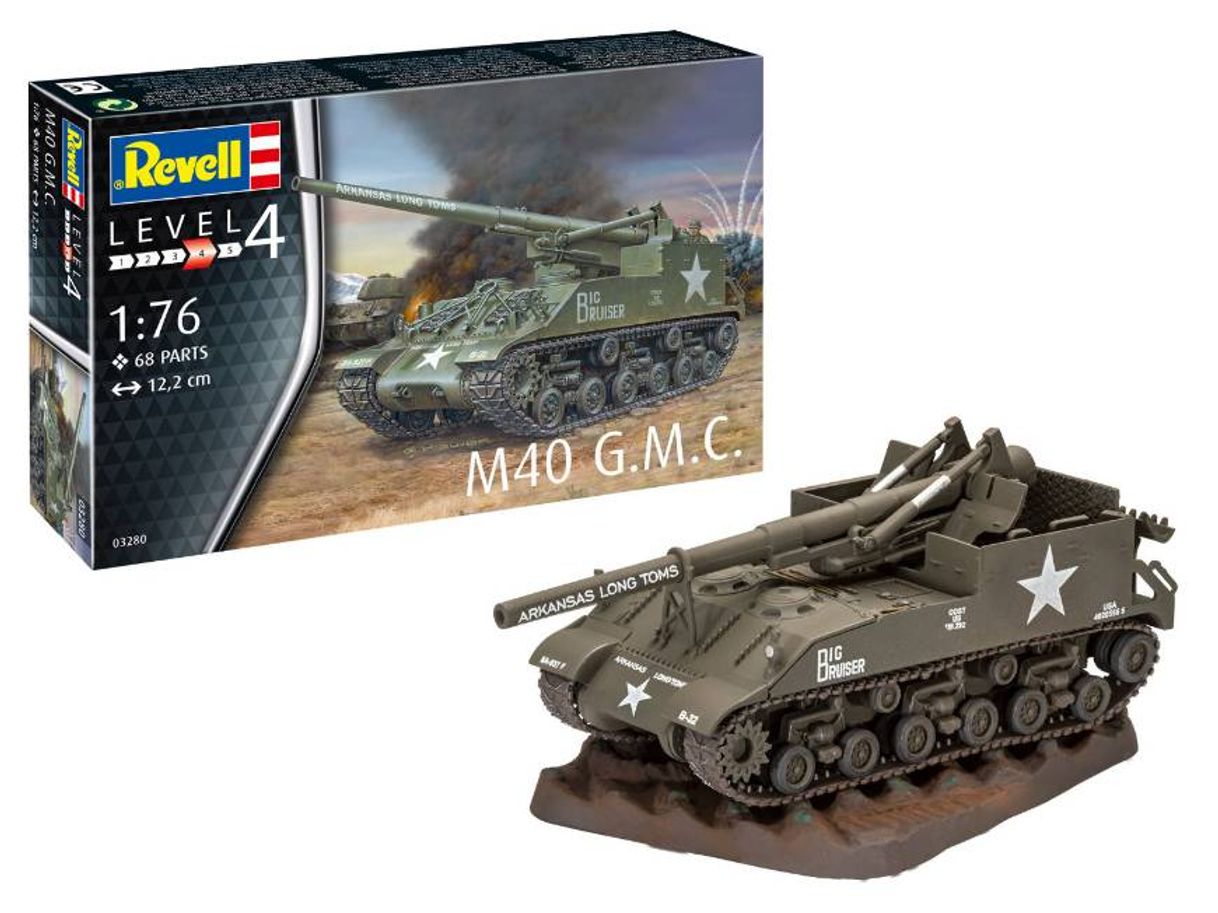 Moda REVELL MODEL KIT M40 G.M.C 1:76