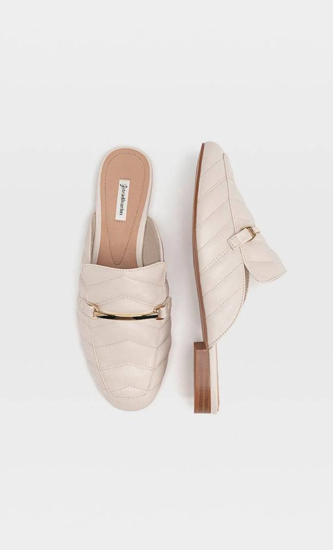 Social Mocassins style mules Stradivarius 

