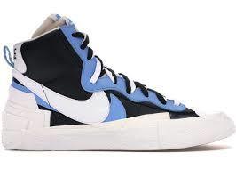 Social Nike Blazer Mid sacai White Black Legend Blue 
