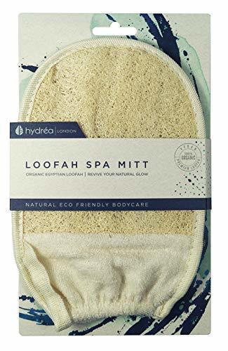 Social Guante exfoliante de lufa orgánica egipcia de la marca Hydrea London