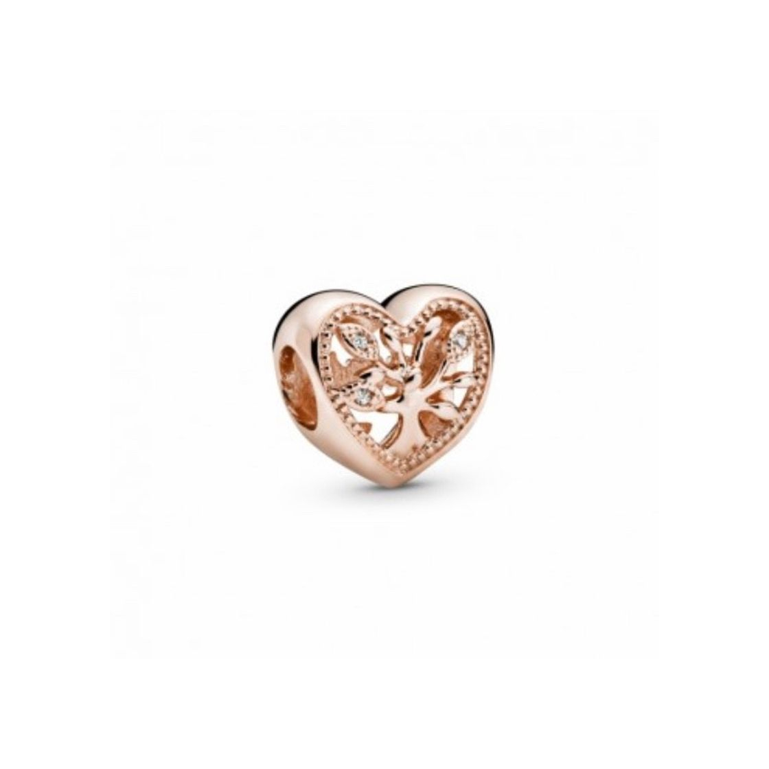 Conta Rendilhada Coração Árvore de Família 