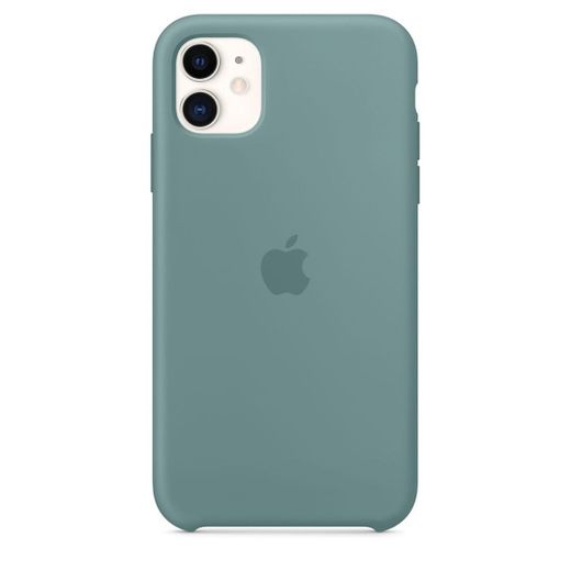 Capa em silicone para iPhone 11 Pro - Verde-Cato