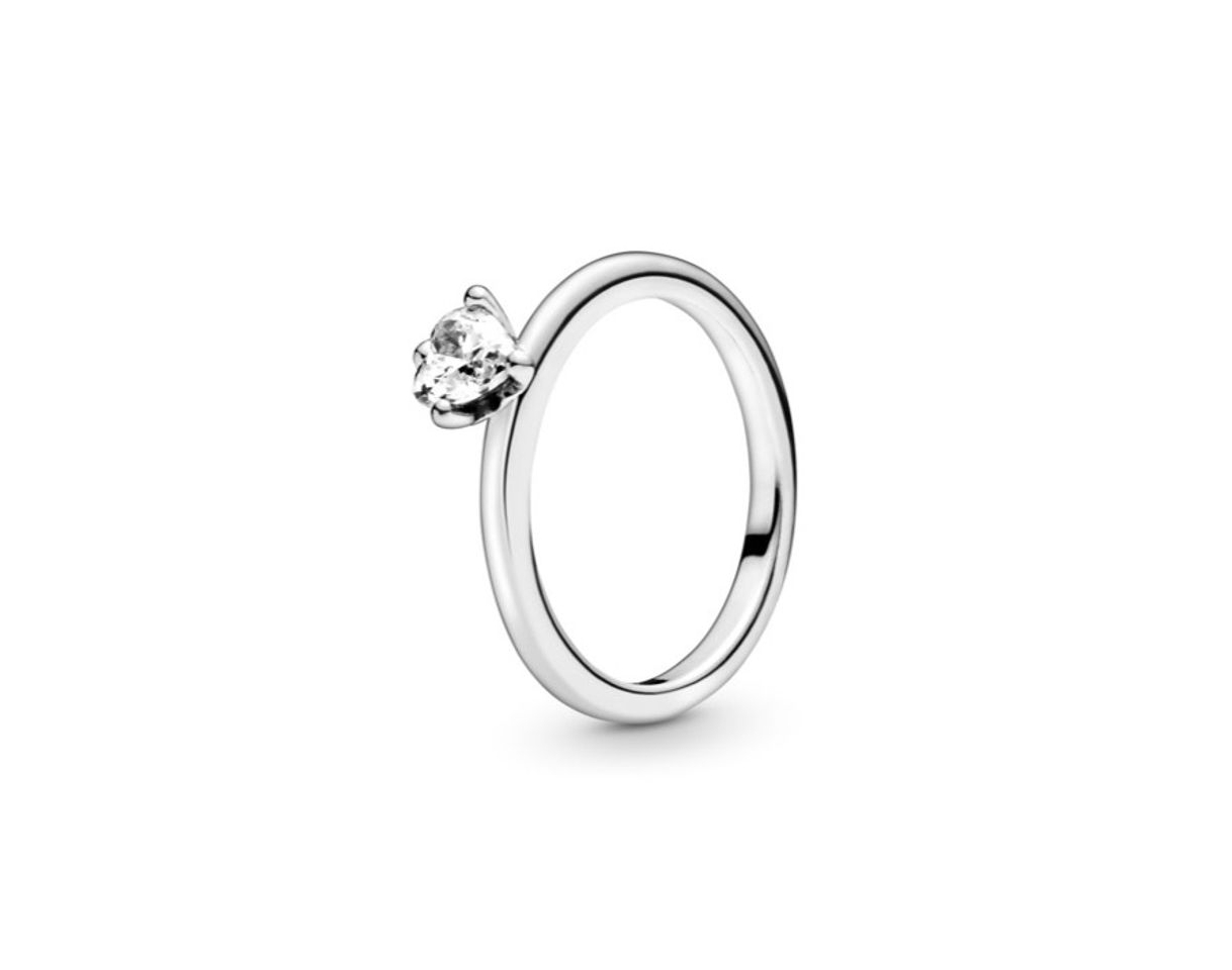 Productos Anel Clear Heart Solitaire