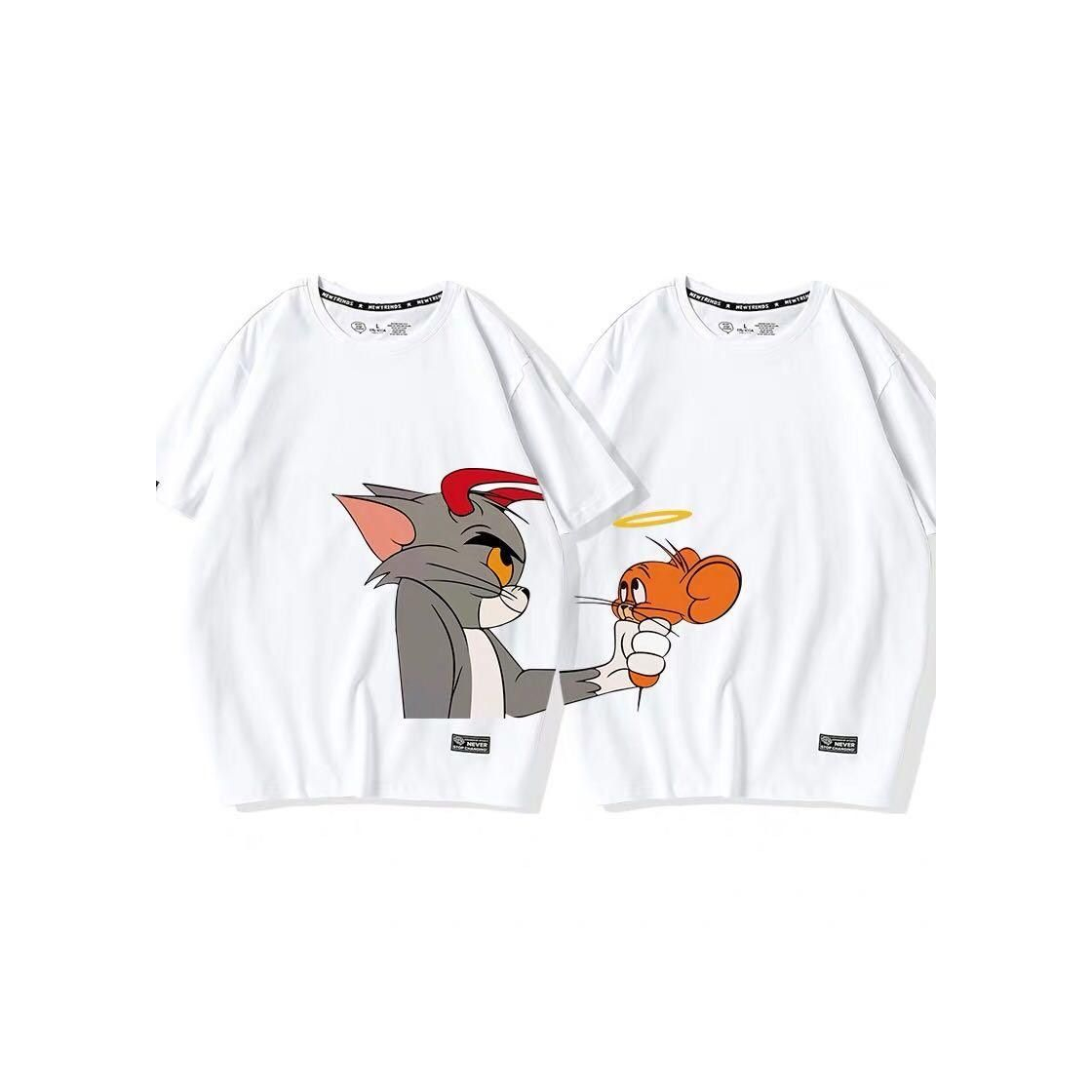 Social Tom and Jerry Matching Tees - Devil