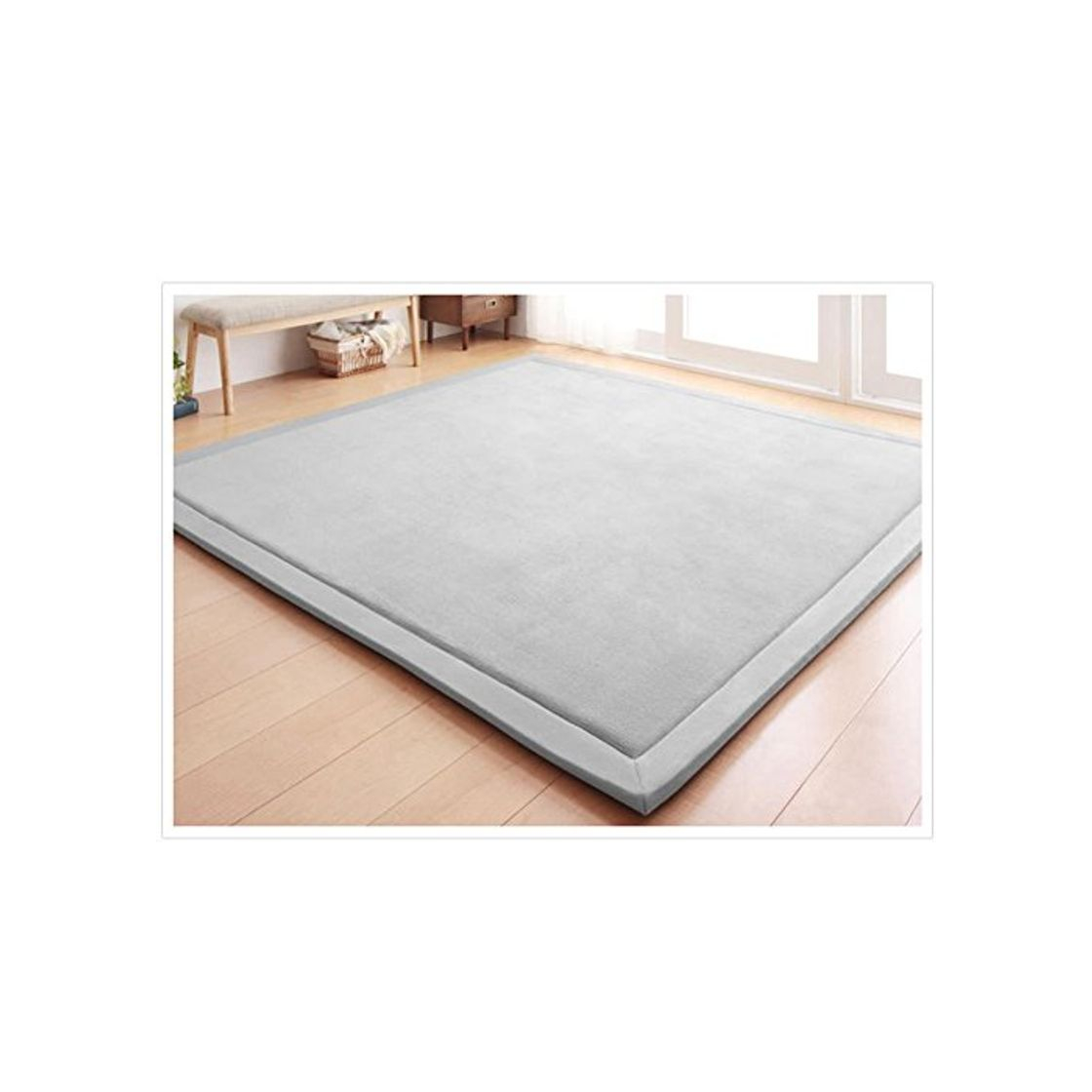 Product Loartee Alfombra De Terciopelo Coralino Alfombra Antideslizante para Niños Tapete para Niños Tapete para Yoga