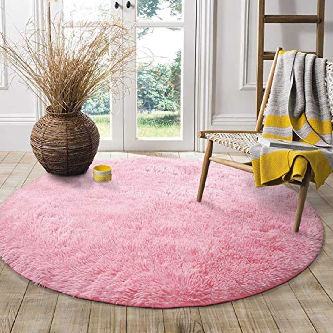 Products QUANHAO Alfombra de Terciopelo esponjosa súper Suave para Interiores, Linda Alfombra de