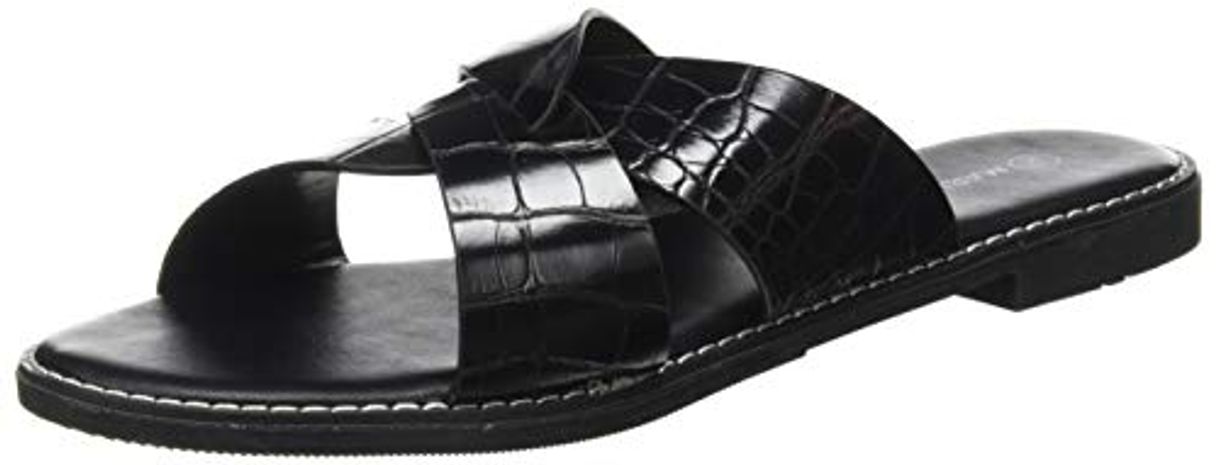 Product Mariamare 67761, Sandalias con Punta Abierta para Mujer, Negro