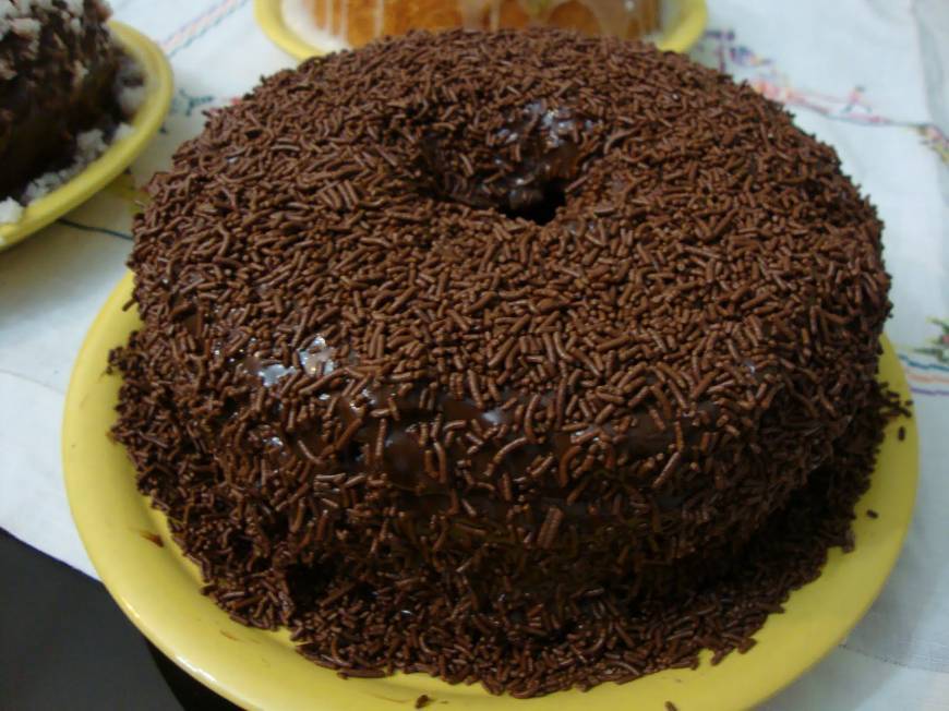 Social bolo de chocolate