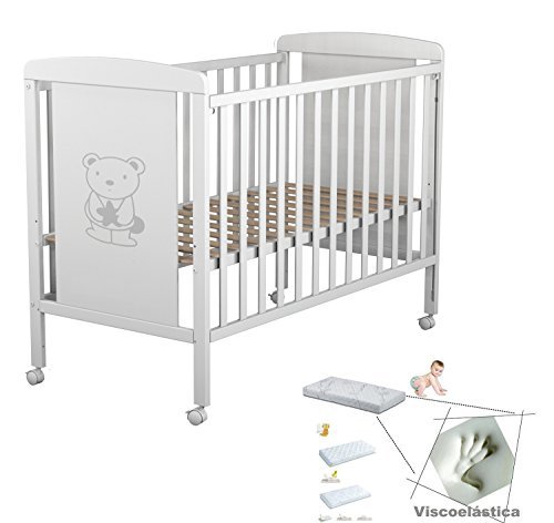 Producto Cuna de bebe Star Ibaby Dreams Sweet. 3 posiciones de somier. Lateral