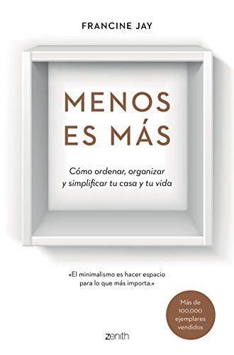 Libros Menos es más