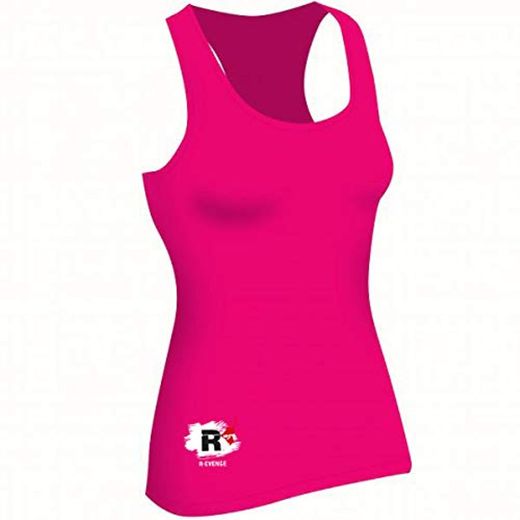 R-Evenge Tank Top Camiseta de tirantes Técnica para Deporte Fitness fucsia L