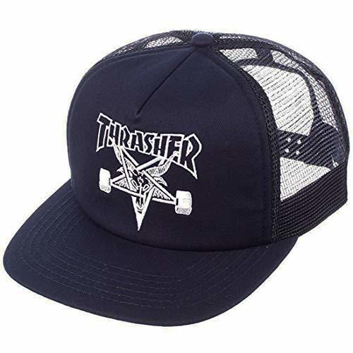 GORRA THRASHER SKATE GOAT EMB MESH NAVY BLUE