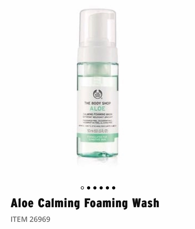 Product Aloe Calming Foaming Wash