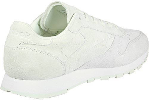 Lugar Reebok Cl Lthr Nbk, Zapatillas de Deporte para Mujer, Blanco