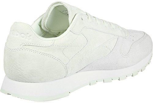 Reebok Cl Lthr Nbk, Zapatillas de Deporte para Mujer, Blanco