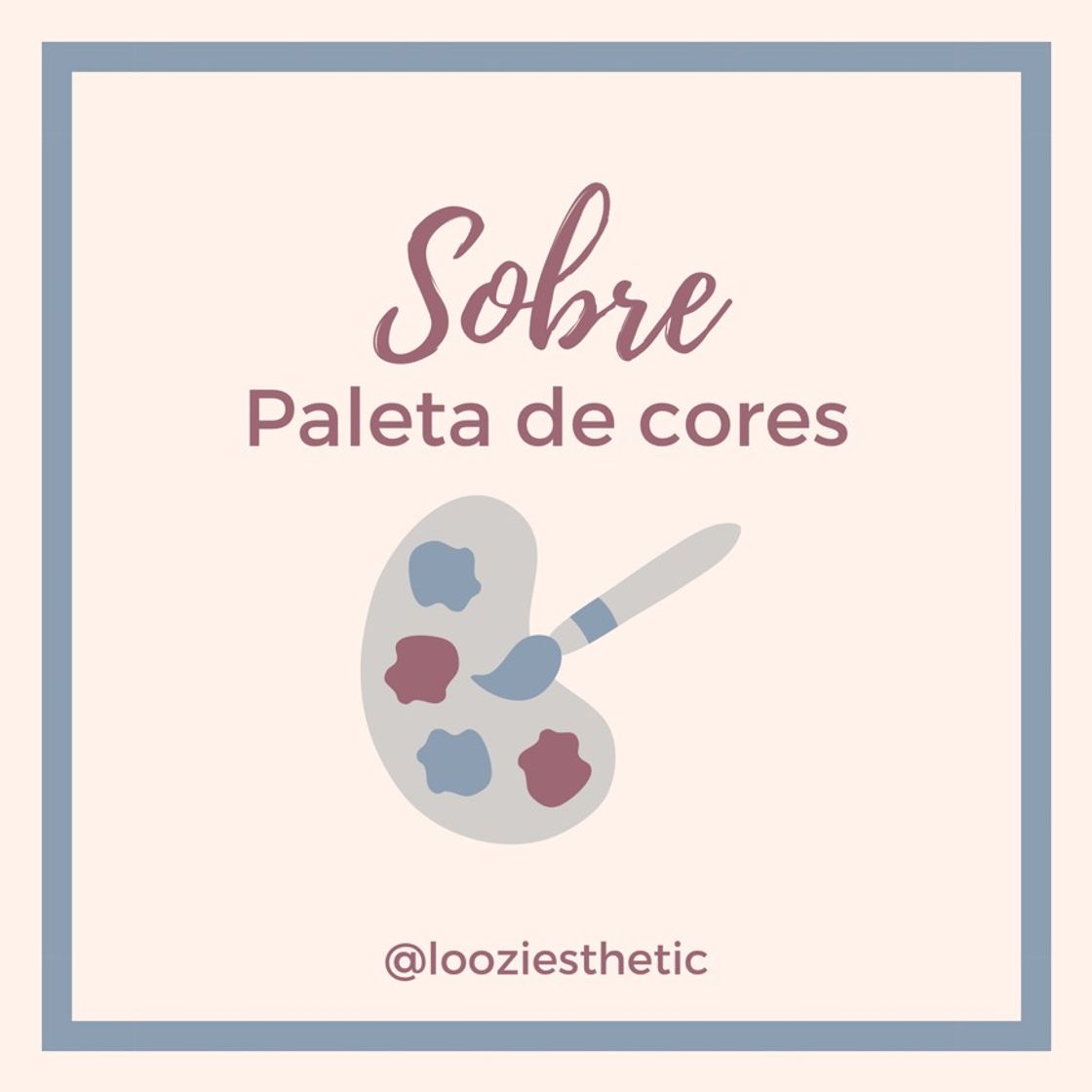 Moda Sobre paleta de cores