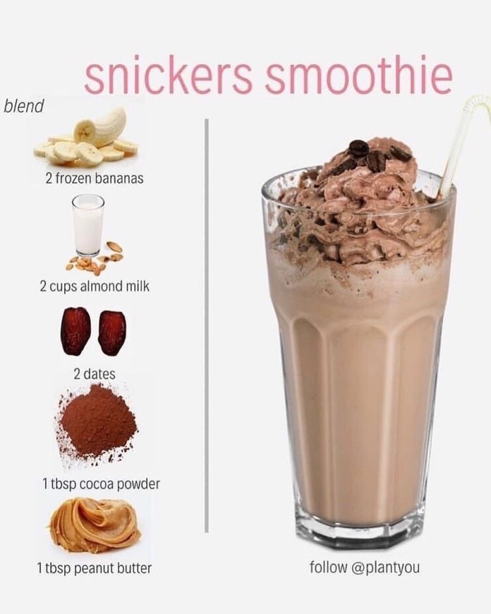 Moda Snickers smoothie