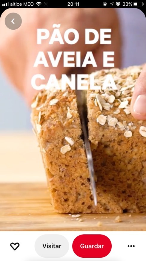 Moda Pão de aveia, banana e canela 