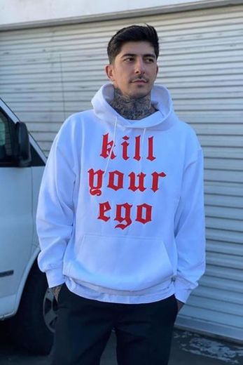 Kill Your Ego Hoodie - White/combo – Fashion Nova