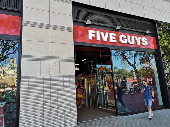 Restaurantes Five Guys - Plaza Cataluña