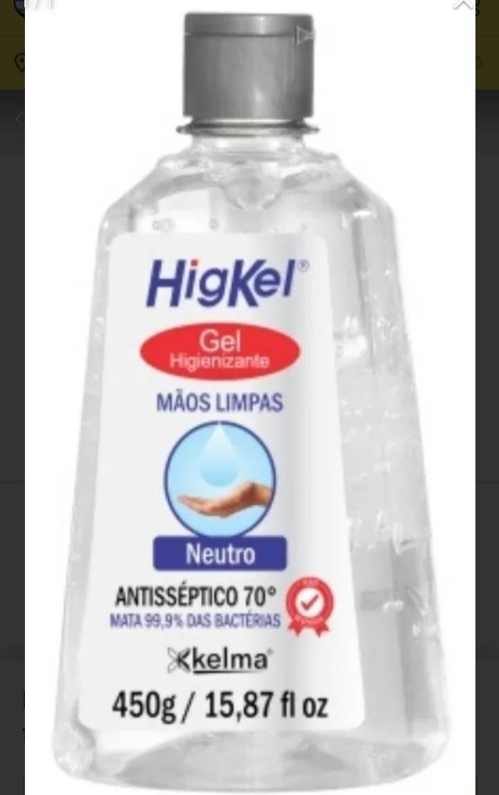 ÁLCOOL EM GEL 70%