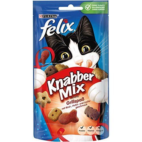 Felix Golosinas para gatos Knabber Mix, pack de 8