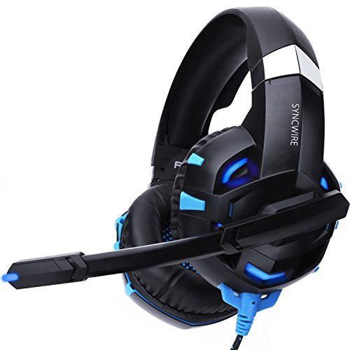 Syncwire Gaming Headset PS4 – Auriculares Surround Sound 7.1 Auriculares Gamer Head