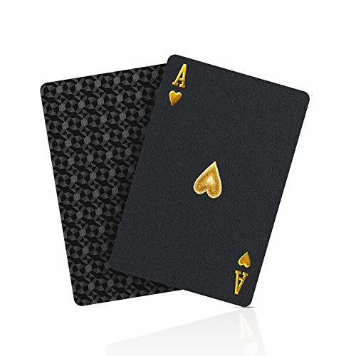 Social SolarMatrix Baraja Poker Plastico Negro