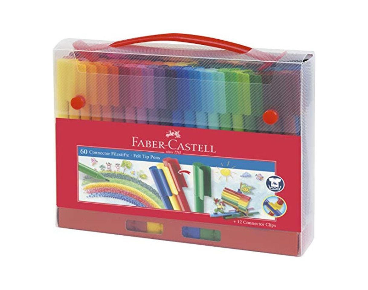 Social Faber-Castell 155560 - Maletín con 60 rotuladores