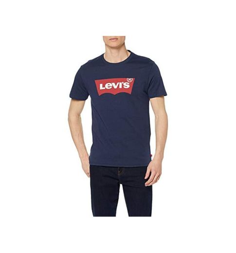 Levi's Graphic Set-In Neck, Camiseta para Hombre, Azul